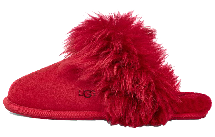 (Women) UGG Scuff Sis 'Red Fluffy' 1122750-RBRD