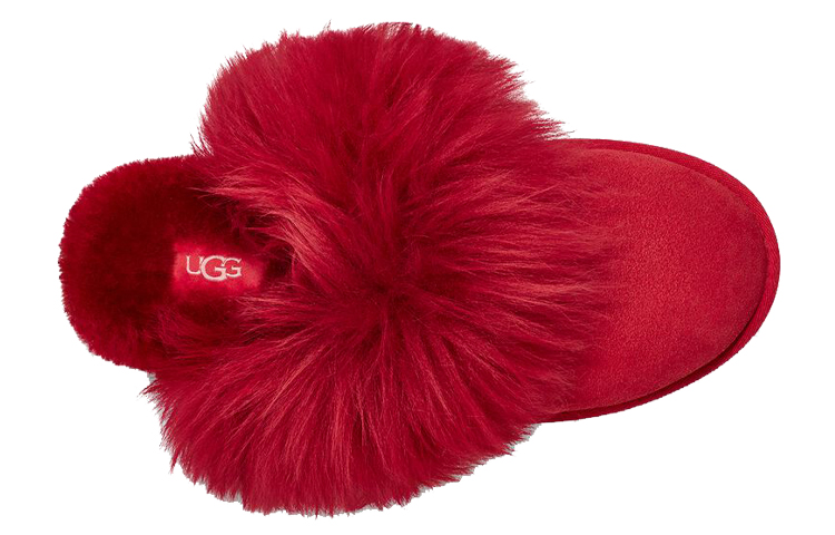 Shop (Women) UGG Scuff Sis 'Red Fluffy' 1122750-RBRD