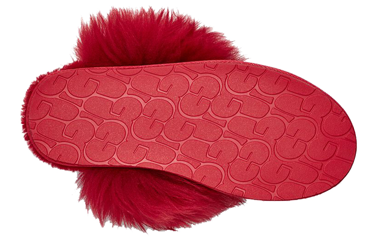 Purchase (Women) UGG Scuff Sis 'Red Fluffy' 1122750-RBRD