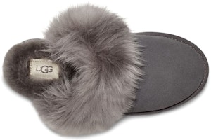 (W) UGG スカフシス スリッパ (チャコール) 1122750-CHRC Shop (W) UGG スカフシス スリッパ (チャコール) 1122750-CHRC