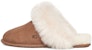 (W) UGG Scuff Sis Selipar Perempuan Coklat Chestnut 1122750-CHE