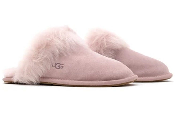 Order (W) UGG Scuff Sis Pantoffel Roze Grijs 1122750-RSGRY