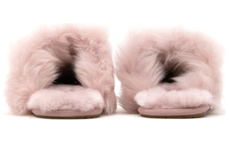 Shop (W) UGG Scuff Sis Pantoffel Roze Grijs 1122750-RSGRY