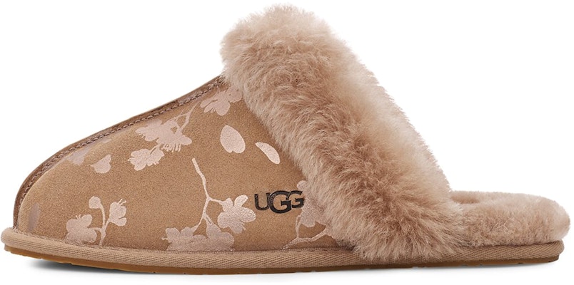 (W) UGG Scuffette II 'Chestnut Floral Foil' Kasut Bulu Wanita 1119510-AMP Buy (W) UGG Scuffette II 'Chestnut Floral Foil' Kasut Bulu Wanita 1119510-AMP