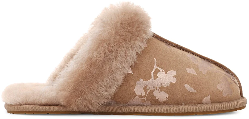 (Women) UGG Scuffette II 'Chestnut Floral Foil' 1119510-AMP Order (Women) UGG Scuffette II 'Chestnut Floral Foil' 1119510-AMP