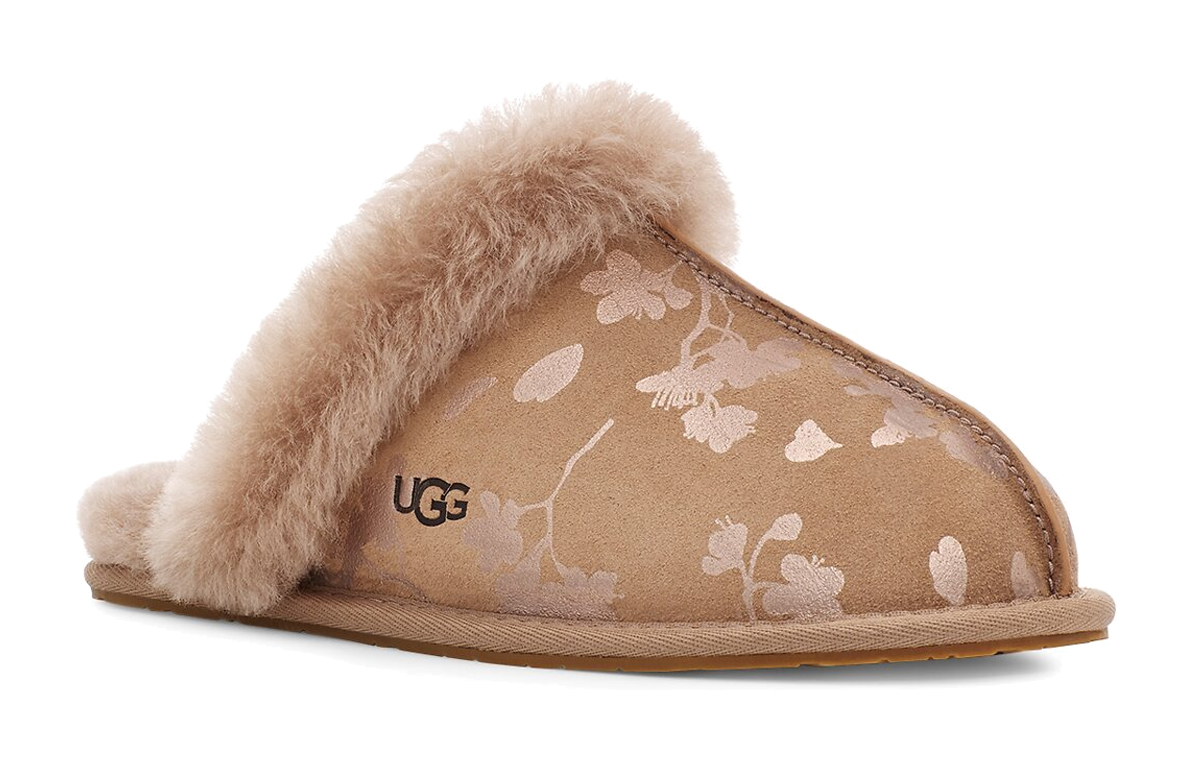 Lookbook (Women) UGG Scuffette II 'Chestnut Floral Foil' 1119510-AMP