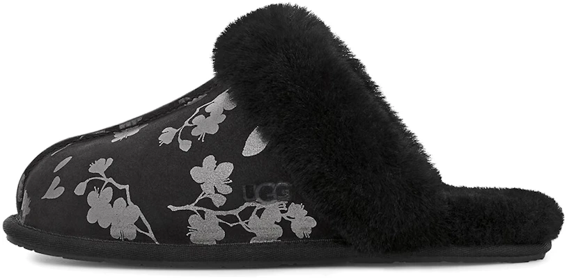 (Women) UGG Scuffette II 'Floral Foil Black' 1119510-BLK Buy (Women) UGG Scuffette II 'Floral Foil Black' 1119510-BLK