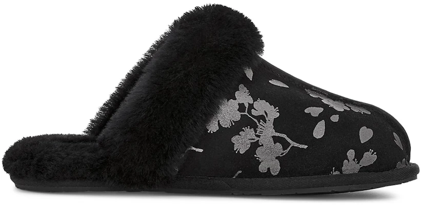 (Women) UGG Scuffette II 'Floral Foil Black' 1119510-BLK Order (Women) UGG Scuffette II 'Floral Foil Black' 1119510-BLK