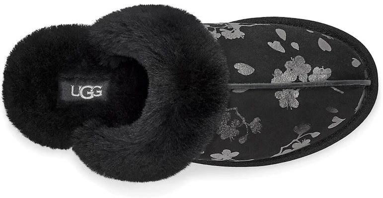 (Women) UGG Scuffette II 'Floral Foil Black' 1119510-BLK Shop (Women) UGG Scuffette II 'Floral Foil Black' 1119510-BLK