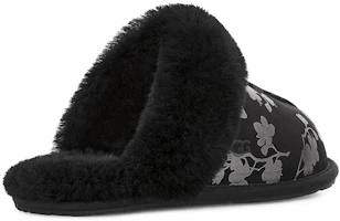 Purchase UGG Scuffette II 花卉箔 潮流百搭休閒棉鞋 女款 黑色