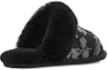 Purchase (W) UGG Scuffette II 'Floral Foil Hitam' 1119510-BLK