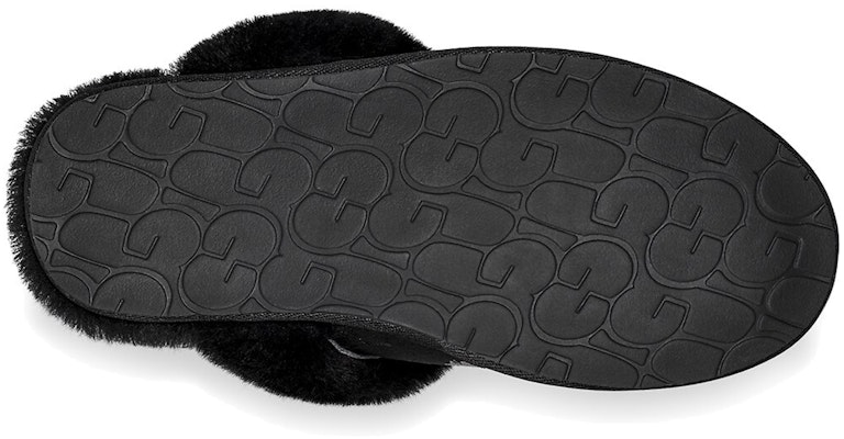 (W) UGG Scuffette II 'Floral Foil Hitam' 1119510-BLK Details for (W) UGG Scuffette II 'Floral Foil Hitam' 1119510-BLK