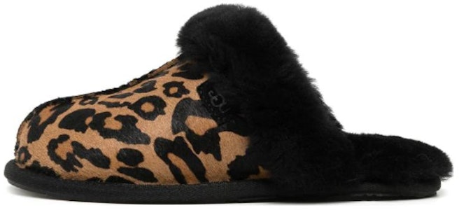 UGG Scuffette II 羊皮毛一體 圓頭平跟 時尚涼拖 女款 豹紋 Buy UGG Scuffette II 羊皮毛一體 圓頭平跟 時尚涼拖 女款 豹紋