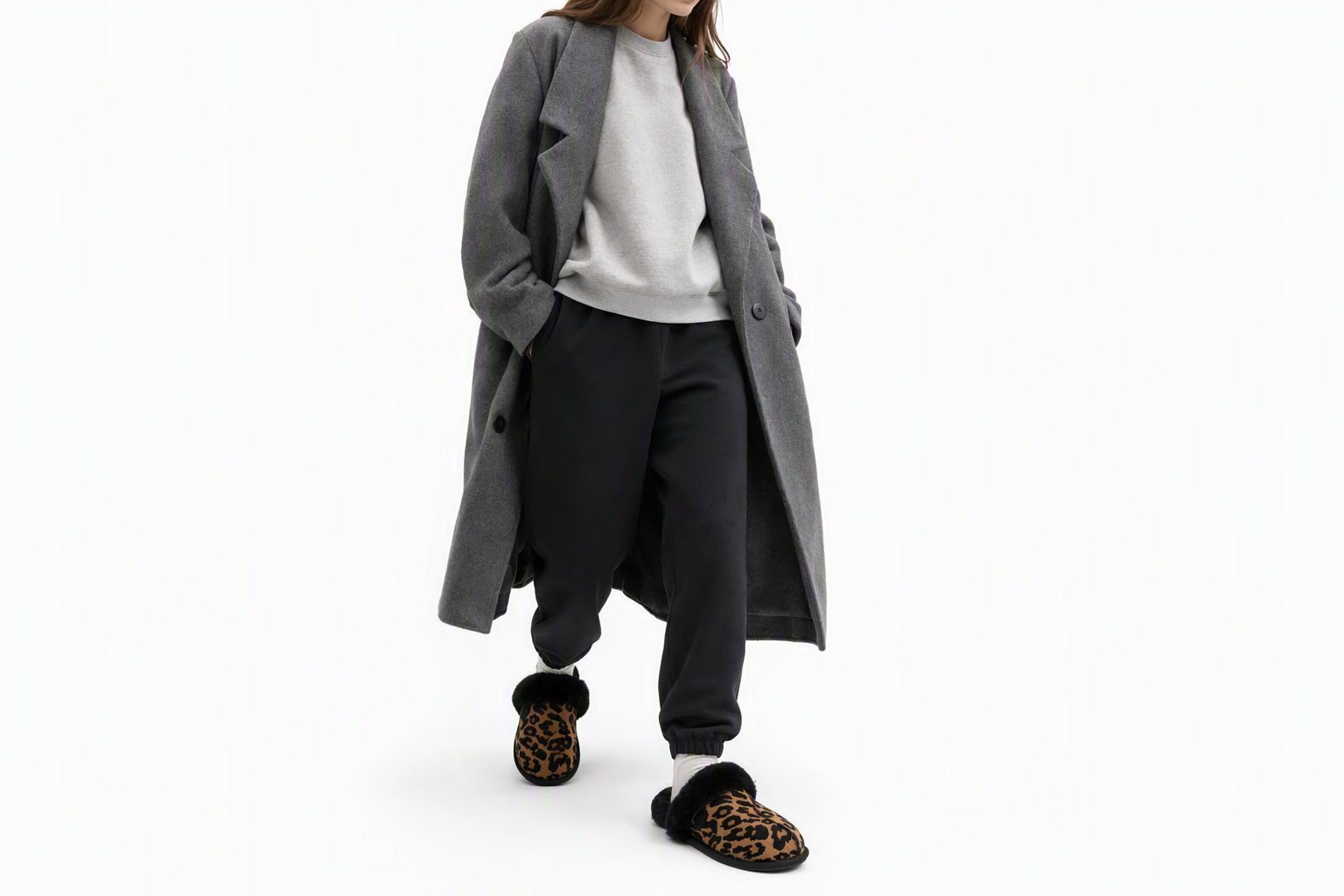Order (W) UGG Scuffette II 'Cetakan Macan' 1120910-BTC