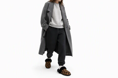Order UGG Scuffette II 羊皮毛一體 圓頭平跟 時尚涼拖 女款 豹紋