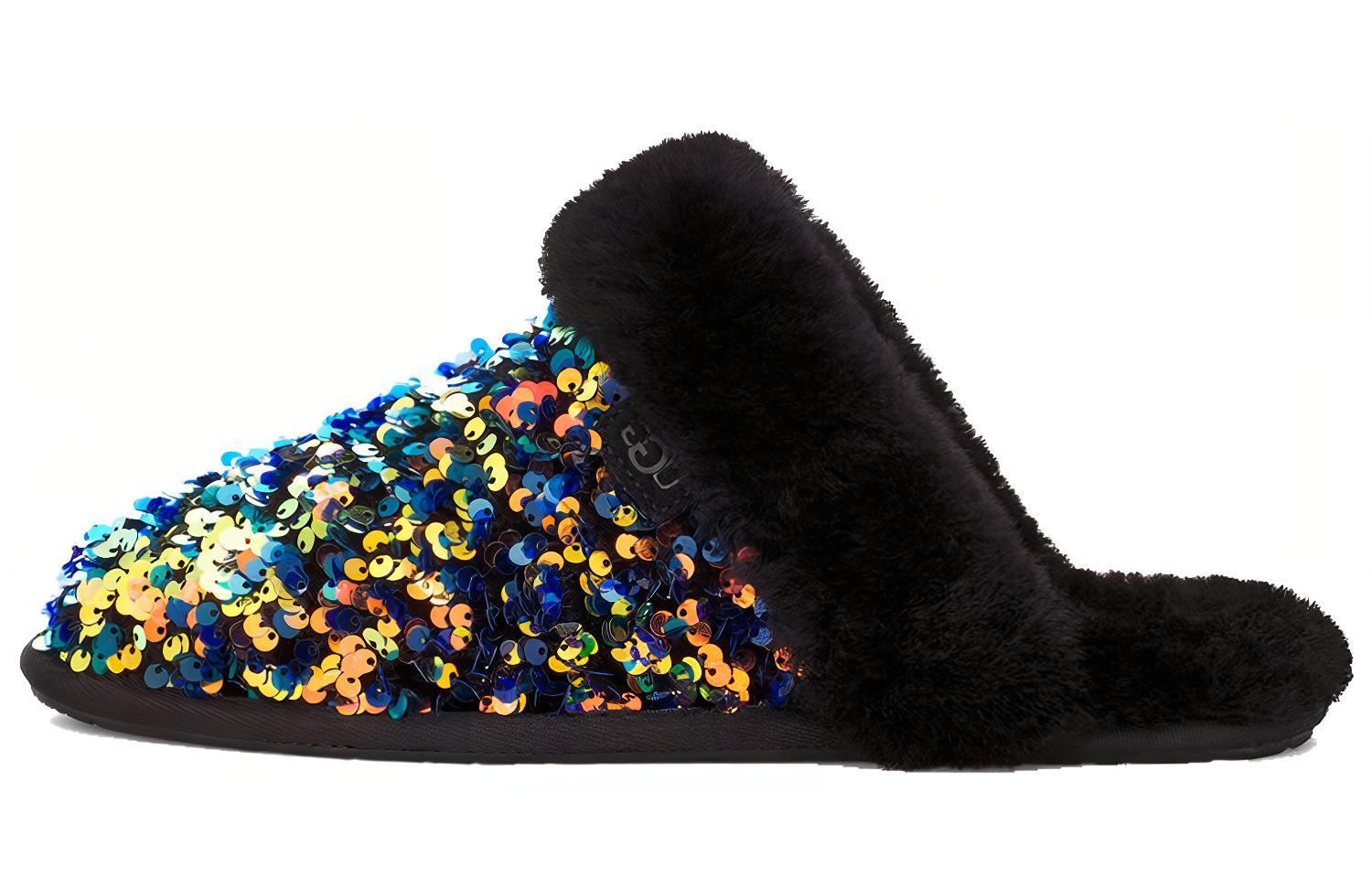 (Women) UGG Scuffette II 'Stellar Sequin Black' 1112304-BLK