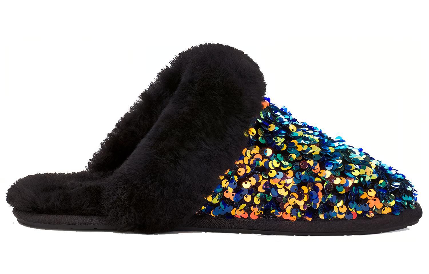 Order (W) UGG Scuffette II ''Stellar Sequin Zwart'' 1112304-BLK