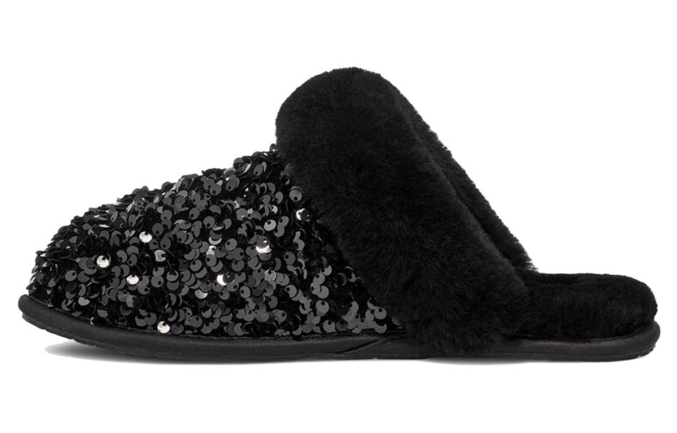 (Women) UGG Scuffette II Chunky Sequin Slipper Black 1135140-BLK