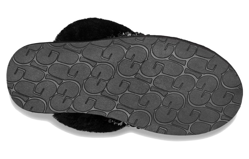 Details for (W) UGG Scuffette II Chunky Pailletten Hausschuhe Schwarz 1135140-BLK