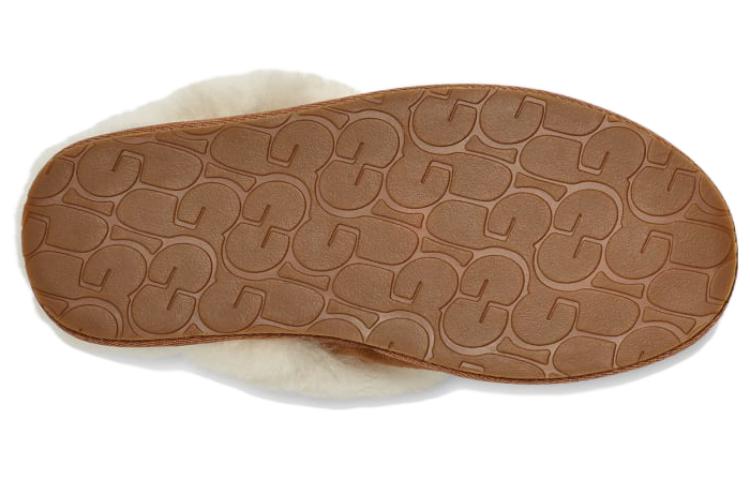 Shop (W) UGG Scuffette II Regenerate Selipar Coklat Chestnut 1143953-CHE
