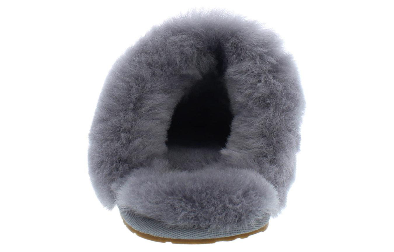 Shop UGG 舒適百搭 包頭拖鞋 女款 灰色