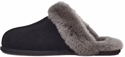 (Women) UGG Scuffette II Slipper Black Grey 1106872-BCGR (Women) UGG Scuffette II Slipper Black Grey 1106872-BCGR