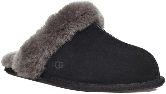 (W) UGG Scuffette II 拖鞋黑色灰色 1106872-BCGR Lookbook (W) UGG Scuffette II 拖鞋黑色灰色 1106872-BCGR