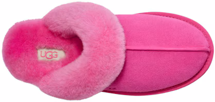Lookbook UGG Scuffette II 羊皮毛一体 簡約休閒 拖鞋 女款 康乃馨粉色