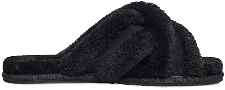 UGG Scuffita 加絨保暖 時尚涼拖 女款 黑色 Order UGG Scuffita 加絨保暖 時尚涼拖 女款 黑色