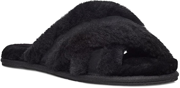 UGG Scuffita 加絨保暖 時尚涼拖 女款 黑色 Lookbook UGG Scuffita 加絨保暖 時尚涼拖 女款 黑色