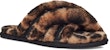(W) UGG Scuffita 'Hitam Coklat Retro' 1123592-BTC