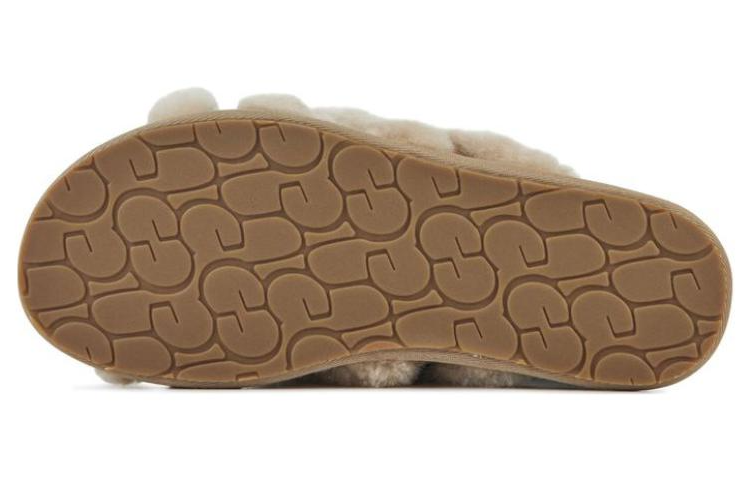 Shop UGG 絨面戶外休閒舒適運動拖鞋 女款 栗色