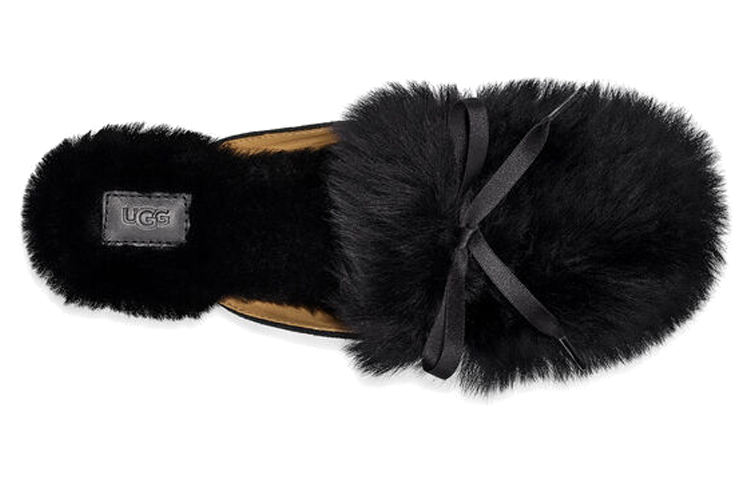 Shop (Women) UGG Shaine Fluff 'Black Fur Lined' 1105316-BLK