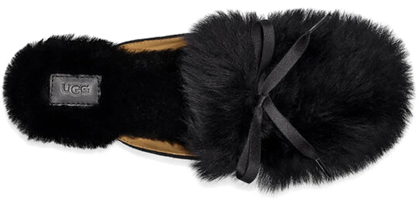 (Women) UGG Shaine Fluff 'Black Fur Lined' 1105316-BLK Shop (Women) UGG Shaine Fluff 'Black Fur Lined' 1105316-BLK