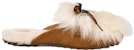 (Women) UGG Shaine Fluff Cozy Flat Plush Casual Slipper Brown 1105316-CHE