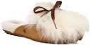 Lookbook (Women) UGG Shaine Fluff Cozy Flat Plush Casual Slipper Brown 1105316-CHE