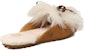 (Women) UGG Shaine Fluff Cozy Flat Plush Casual Slipper Brown 1105316-CHE