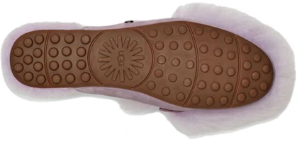 Purchase UGG Shaine Fluff 羊皮毛一體 輕便舒適平底毛絨 時尚涼拖 女款 粉紫