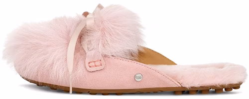 (Women) UGG Shaine Fluff Cozy Flat Plush Casual Slipper Pink Red 1105316-PCRY (Women) UGG Shaine Fluff Cozy Flat Plush Casual Slipper Pink Red 1105316-PCRY