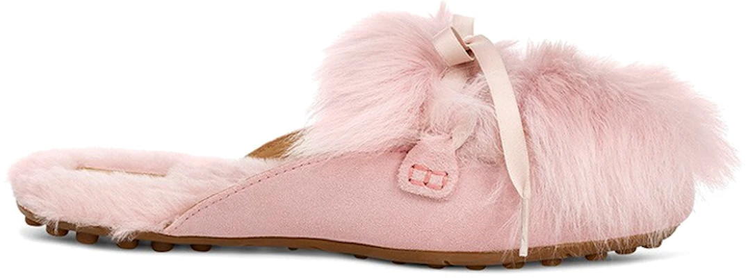 (W) UGG Shaine Fluff Chaussons Douillets Plat Rose Rouge 1105316-PCRY Order (W) UGG Shaine Fluff Chaussons Douillets Plat Rose Rouge 1105316-PCRY