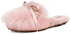(Women) UGG Shaine Fluff Cozy Flat Plush Casual Slipper Pink Red 1105316-PCRY