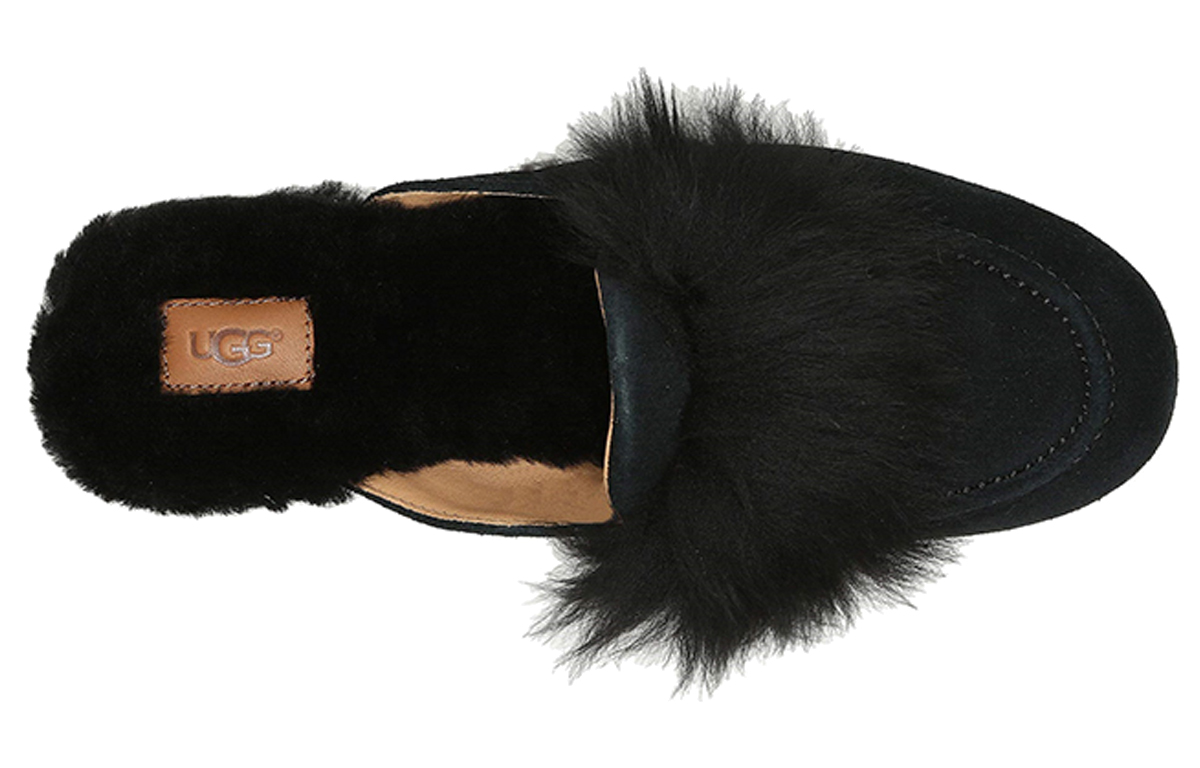 Lookbook (Women) UGG Shaine Wisp 'Black Casual Loafer' 1099946-BLK