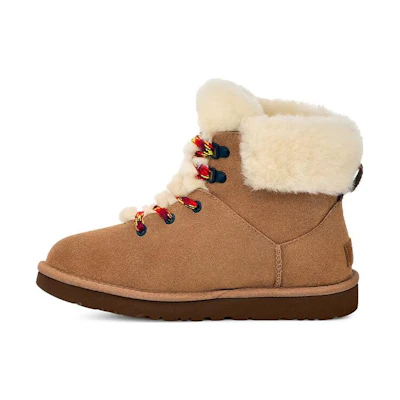 (W) UGG Classic Mini Alpine Lace 'Brown'