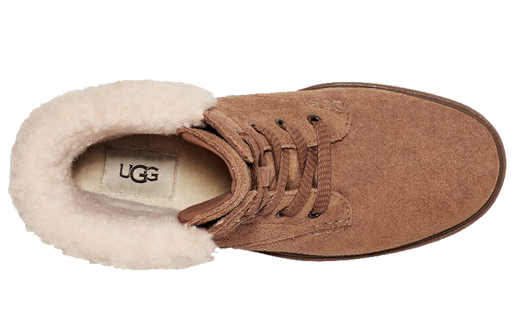 Shop (Women) UGG Short Boot 'Chestnut Waterproof Suede' 112179-CHE
