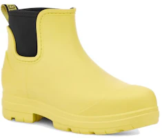 Lookbook UGG 橡膠 舒適保暖 短筒靴 女款 黃色