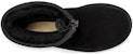 (W) UGG Classic Short Zipper Tape Logo Boot 'Hitam' 1144035-BLK