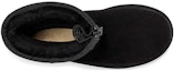 Shop (W) UGG Classic Short Zipper Tape Logo Boot 'Hitam' 1144035-BLK