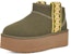 (W) UGG But Pendek 'Sulam Fesyen - Hijau Zaitun' 1138491-BTOL