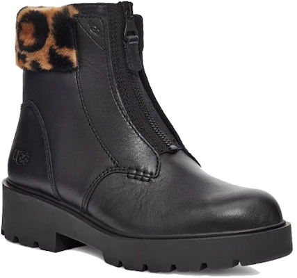 (Women) UGG Short Boot 'Leopard Print Black Leather with Zipper' 1123230-BLK Lookbook (Women) UGG Short Boot 'Leopard Print Black Leather with Zipper' 1123230-BLK