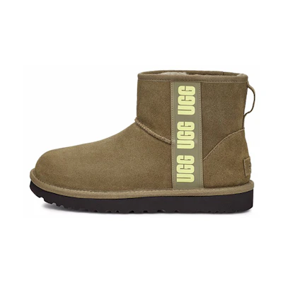(W) UGG Mini Side Logo 'Olive Green'
